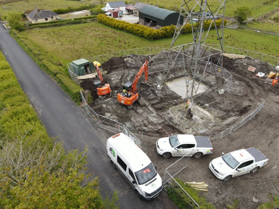 Transmission Tower Foundation – Refurbishment